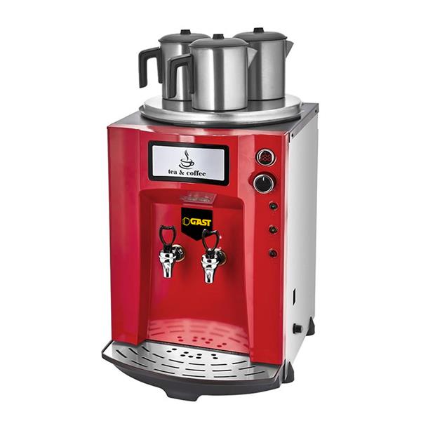 Gast DE10SP 3 Demlikli Premium Şamandıralı 40 lt Çay Ocağı Kırmızı