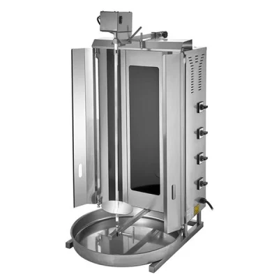 Gast SD04 4 lü Elektrikli Oval Camlı Motorsuz Döner Ocağı