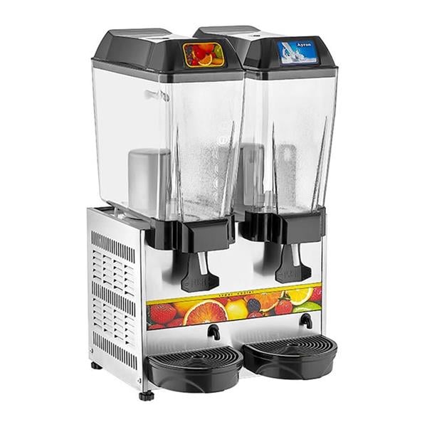 Gast ST13 Çiftli Şerbet + Ayran Soğutucu 2x20 lt Gri