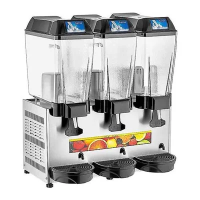 Gast ST20 Üçlü Ayran+Ayran+Ayran Soğutucu 3x20 lt Metalik Gri