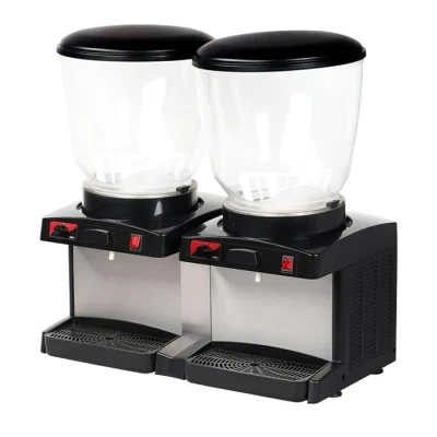 Omake 22 + 22 Lt Karıştırıcılı Yuvarlak Dijital İçecek Dispenseri