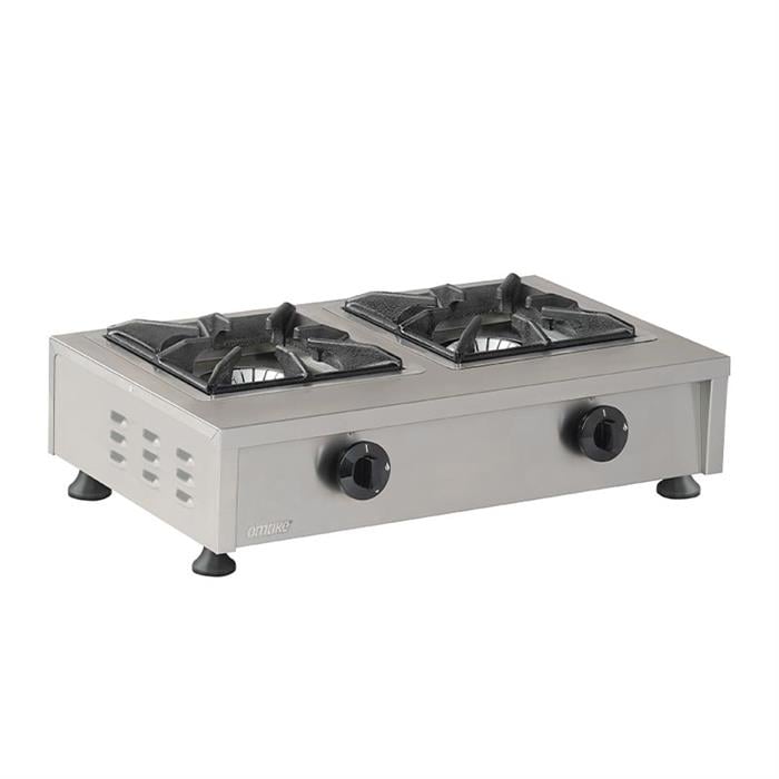 Omake Set Üstü LPG Çiftli Mini Ocak 53x33x16 Cm