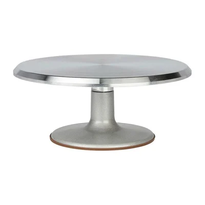 Biradlı Brd-0570 Metal Dönerli Pasta Sıvama Standı 30 Cm
