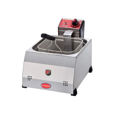 SilverInox 2700 Elektrikli Fritöz 8 Lt