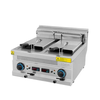 Turhan Çelik TC.6FED600 60'lık Tekli Elektrikli Dijital Fritöz 600x630x300