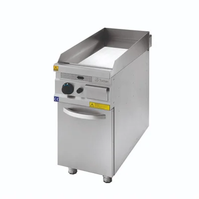 Turhan Çelik TC.9IGK400 40'lık Gazlı Krom Izgara Alt Dolaplı Krom Kaplı 400x930x850