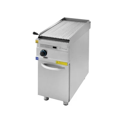 Turhan Çelik TC.9LG400 40'lık Gazlı Lavataşlı Izgara Alt Dolaplı 400x930x850