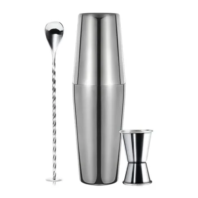 VOSCO VB-KB3 Üç Parça Boston Shaker Set 750 ML
