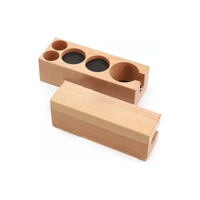 VOSCO VSC-MT4 Ahşap Stantlı Tamper Matı 5 Gözlü